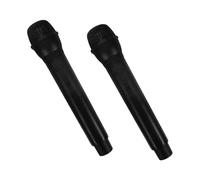 BESPORTBLE 2pezzi Microfono Finto Di Plastica Realistico Per Esercitarsi Sul Palco Per Cosplay Accessorio Per Microfono Di Scena Simulato Per Gioco Di Ruolo