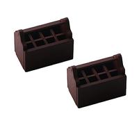 BESPORTBLE 2pezzi Mini Cassettiera Dei Attrezzi in Legno Per Casa Miniatura Accessori Per Mini Case Decorazione Per Dei Attrezzi in Miniatura Accessorio Per