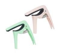 BESPORTBLE 2pezzi Morsetto per Chitarra e Ukulele Capotasto Mobile Facile da Usare Accessorio per Chitarra Acustica e Elettrica Clip Tono Modificato per Cambio Rapido Posizione Tasti