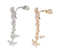 BESPORTBLE 2pezzi Orecchini Bottone Di in Vere Orecchini Da e Ballo Accessori Per Donna Leggeri e Comodi Da Indossare