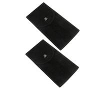 BESPORTBLE 2pezzi Organizer Gioielli Portatile per Orologi Custodia di Protezione Cuscinetto Integrato Borsa da Viaggio Leggera e Pratica per Riporre e Trasportare Orologi