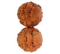 BESPORTBLE 2pezzi Palline Di Legno Per Esercizi Manuali Strumento Per Massaggi Manuali Delle Mani Massaggio Dei Tessuti Profondi Punti Di Pressione Palla Cinese in Legno