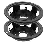 BESPORTBLE 2pezzi Telaio Per Altoparlante Rotondo in Ferro Da Per Altoparlante Per Accessori Audio e Veicoli Supporto Per Per Coni