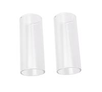 BESPORTBLE 2pezzi Vetro Guitar Slide Bottleneck Medium Vetro Guitar Slide Bottleneck Standard per Chitarristi Professionisti e Amanti della Chitarra
