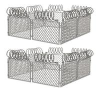 BESPORTBLE 2set Mini Recinzione Per Giocattoli Mattoncini Da Costruzione Accessori Fai Da Te Per Mini Recinzioni Ornamenti Per Micro Paesaggi Recinzioni Da Giardino in Miniatura Forniture Per