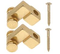 BESPORTBLE 2Sets Fermacorde Per Chitarra Elettrica Da Guida Per Stringhe Migliora Stabilità e Tensione Delle Corde Facile Installazione Con Viti Incluse Materiale