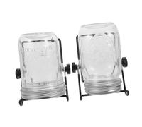 BESPORTBLE 2sets Kit per Germinazione di Germogli di Soia Coperchi Rete in Acciaio Inossidabile per Germinazione Contenitore per Conservazione dei Germogli per Semi da Cucina per Casa e Micro