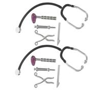 BESPORTBLE 2sets Mini Stetoscopio Per Casa Delle Bambole Accessori Per Mini Case Strumenti in Miniatura Kit Del Dottore Per Giocattoli Ruolo Per Educazione