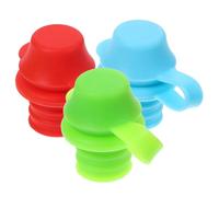 BESPORTBLE 3 Beccucci in Silicone Riutilizzabili per Bottiglie Dacqua Adattatori Antisgocciolamento per Tappi per Uso