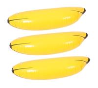 BESPORTBLE 3 Gonfiabile Banana per Feste in Piscina e Nubilato da Spiaggia e Giardino Accessorio Fotografico Realistico e Divertente