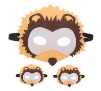 BESPORTBLE 3 Maschere Animali Non Maschere Forma Riccio per Feste Compleanni e Eventi Accessori Festivi Colorati e Divertenti