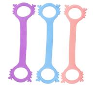 BESPORTBLE 3 Open Shoulder Trainer Elastic Resistance Bands Figure Stretch Ropes For Yoga Back Arm Workout Ergonomic Design For Posture Correction And Full Body Toning