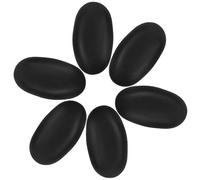 BESPORTBLE 3 Paia Copriorecchie in Silicone per Parrucchieri Protezione Auricolare Ergonomica Nero per Tinture Chioma Uso Sotto Doccia e Lavaggio Chioma