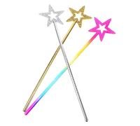 BESPORTBLE 3 pezzi Bacchette Stelle per Costume Props per Feste Halloween e Eventi Facili da Usare e Design e Delicato per Fotografie e Celebrazioni