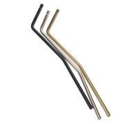 BESPORTBLE 3 pezzi Bracci Tremolo per Ponte Chitarra Elettrica Leva in Metallo Plug-in Sostituzione Whammy Bar in Nero Oro Cromo Amplifica Espressività Sonora