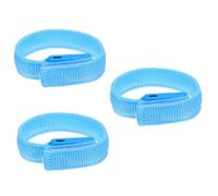 BESPORTBLE 3 Pezzi Bracciale Ricaricabile LED USB con Modalità Fascia e Visibilità Notturna Blu