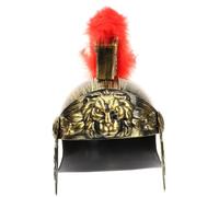 BESPORTBLE 3 Pezzi Cappello Cosplay grandi dimensioni Marrone costume elmo cavaliere cappello cappelli plastica D'oro