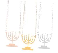 BESPORTBLE 3 Pezzi Collana a Ciondolo a Candela Collana a Forma Di Y. Collane Collana Di Fascino Del Pendente Del Candeliere Collana Per Ragazze Piccola Collana Gioielli Per Le Donne Metallo