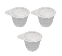 BESPORTBLE 3 Pezzi Crogiolo di Nichel da 50ml Coperchio per Fusione | Resistente al Calore della Torcia, per Metalli Preziosi e Frammenti di Rottame, Uso in Laboratorio e Test