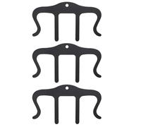 BESPORTBLE 3 pezzi Fermaglio per spartiti musicali in metallo per esibizioni e pratica - Fermaglio per spartiti per pianoforte, per pagine, chiusura a mani libere per cartelle di, nero