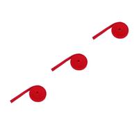 BESPORTBLE 3 Pezzi in Lana per Accordatura Pianoforte Striscia Temperamento Tapered per Silenziatore Accessori Professionali per Muting Stringhe Estese Rosso