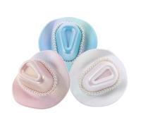 BESPORTBLE 3 Pezzi Mini Western Cowboy Hats For Party Decoration Lightweight Miniature Cowgirl Hair Clips For Versatile Table And Cupcake Toppers
