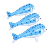 BESPORTBLE 3 Pezzi Pesci Gonfiabili per Giocattolo Acquatico Gonfiabile Forma di Pesce con Testa Grande Galleggiante per Piscina e Feste Tema Oceano Decorazioni Compleanno Pesca