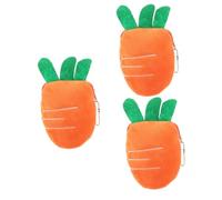 BESPORTBLE 3 Pezzi Portamonete Carota Carino Fare Borsa Per Cosmetici Sottile Signore Cosmetico Mini Pochette Portafogli Borsa Con Cerniera Portamonete Da Donna Borsa Moneta Metallo Orange