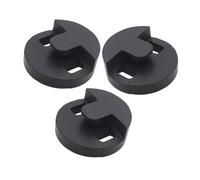 BESPORTBLE 3 Pezzi Sordine per Violoncello in Gomma Nera Rotonda Sordina Silenziatore Tourte per Pratica Silenziosa Accessorio Riduttore Suono Durevole e Facile da Installare per Sessioni