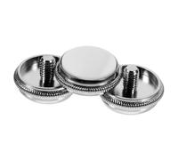 BESPORTBLE 3 pezzi Tappi per Valvole Tromba in Bianco Madreperla Pulsanti per Dita Strumenti Musicali Parti di Ricambio Compatibili Migliorano la Precisione Fluidità del Suono