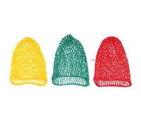 BESPORTBLE 3 Set Cappello Per Rete Traspirante Leggera E Pratica Per Dormire E Bagno Giallo 3 Pezzi*3