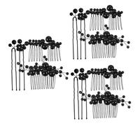 BESPORTBLE 3 Set Di Forcine Per Da Sposa Perle Finte Perle Finte Fatte A Mano Per Proposta Di Matrimonio Forcine Per Da Sposa Stile Bobby French Semplici Scintillanti