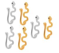 BESPORTBLE 3 Set Naso Finto Clip per Design Piercing Leggero E Confortevole per Naso E Accattivanti per Chi Vuole Provare Piercing 2 Pezzi*3