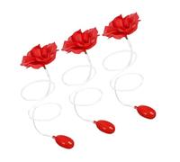 BESPORTBLE 3 Spilla Rosa Spruzzante Riutilizzabile Gioco Scherzo Segreta Prank Realistico per Feste Halloween e Natale