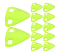 BESPORTBLE 30 Pezzi del Triangolo Riflettente della Bici Nastro Riflettente in Bici Catarifrangenti Adesivi Resistenti alle intemperie Segni triangolari Riflettenti PVC Green