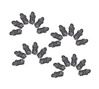 BESPORTBLE 30 Pezzi Dispositivo di Fissaggio della Clip per Tende Clip di plastica Morsetti per teloni telone Elementi di Fissaggio per teloni Morsetto per telone Black