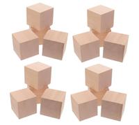 BESPORTBLE 30 Pezzi in Legno Naturale per Blocchi Impilabili Educativi per Sviluppo Manuale e Creatività Giocattoli Montessori per Ragazzi e Ragazze