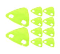 BESPORTBLE 30 Pezzi Segni triangolari Riflettenti per Bici segnò del Triangolo Riflettente della Bici Decalcomanie Riflettenti riflettore per Bicicletta Nastro Riflettente PVC Green