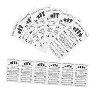 BESPORTBLE 30 Pezzi Tumbler Care Guide Cards Insert Small Paper Packing Tags for Glass Cup Cleaning Instructions Smooth Environmental Protection Material