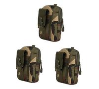BESPORTBLE 3pezzi Duffle Waist Pack Per Sport e Outdoor Borsello Camouflage Giungla Per Escursionismo Corsa e Attività All Aperto Portaoggetti Per Telefono e Accessori