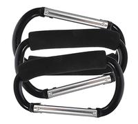 BESPORTBLE 3pezzi Ganci per Passeggino Moschettoni per Passeggino Accessori per Appendere Borse e Chiavi