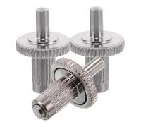 BESPORTBLE 3pezzi Perni per Ponti per Chitarra in Metallo Perni Vite per Sellette del Ponte Inserti per Chitarra Elettrica Parti di Ricambio per Strumenti Musicali di Montaggio per Basso