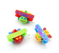 BESPORTBLE 3Pezzi Rotante Molla per Aerei Cartoon Colorati per Divertimento Educativo e Interattivo Facile da Usare Sicuro e Resistente per Sviluppare