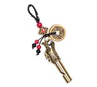 BESPORTBLE 3pezzi Vintage Dragon Pendant Whistle Keychain Delicate Outdoor Survival Whistle for Camping Fishing Hiking and Dog Training