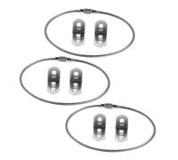 BESPORTBLE 3sets Fissaggio Parete per Mobili Cinghia di Sicurezza per Ragazzo Ragazza Ragazza Kit Antiribaltamento per Armadietti in Metallo Staffe di Fissaggio per Librerie Dispositivo di Si