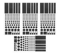 BESPORTBLE 4 Adesivi Oscuranti per Luci LED Coperture per Strisce Luminose a LED Adesivi Blocca Luce per Dispositivi Elettronici come Router e Elettrodomestici Oscuramento Regolabile dal