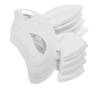 BESPORTBLE 4 Maschere Coniglio PVC Maschere Masquerade Bianche da Te Leggere per Costume e