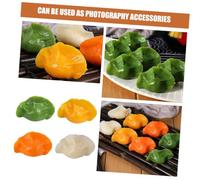 BESPORTBLE 4 Modelli di Ravioli in PVC Realistici per Decorazione Cucina e Ristorante Simulazione Alimentare Duratura e Colorata per Esposizione Tavola