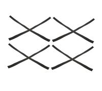 BESPORTBLE 4 Paia Accessori per a Dondolo per Cuscinetti per Mobili Antiscivolo Black