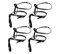 BESPORTBLE 4 Paia Cinghie per Scarpe con Fibbia Regolabile per Cinghie Ankle Antiscivolo per Design Incrociato per Maggiore Stabilità e Comfort Nelle Attività e All Aperto